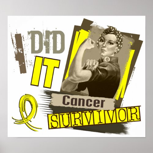 Rosie Sepia I Did It Sarcoma Poster