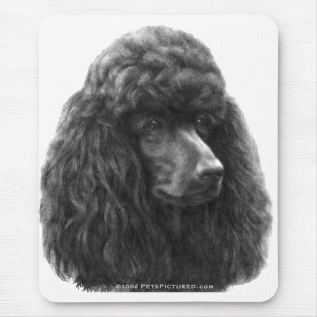 Rosie, Standard Poodle Mouse Pad (Front)