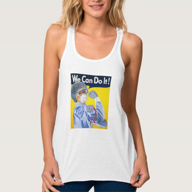 Rosie the Medical Professional Flowy Tank Top (Front)