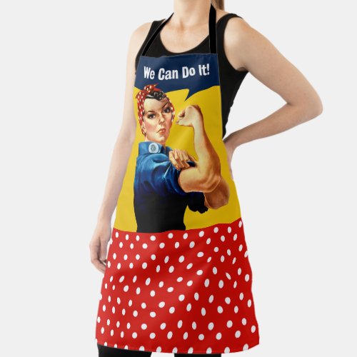 Rosie the Riveter  Apron  We can do it