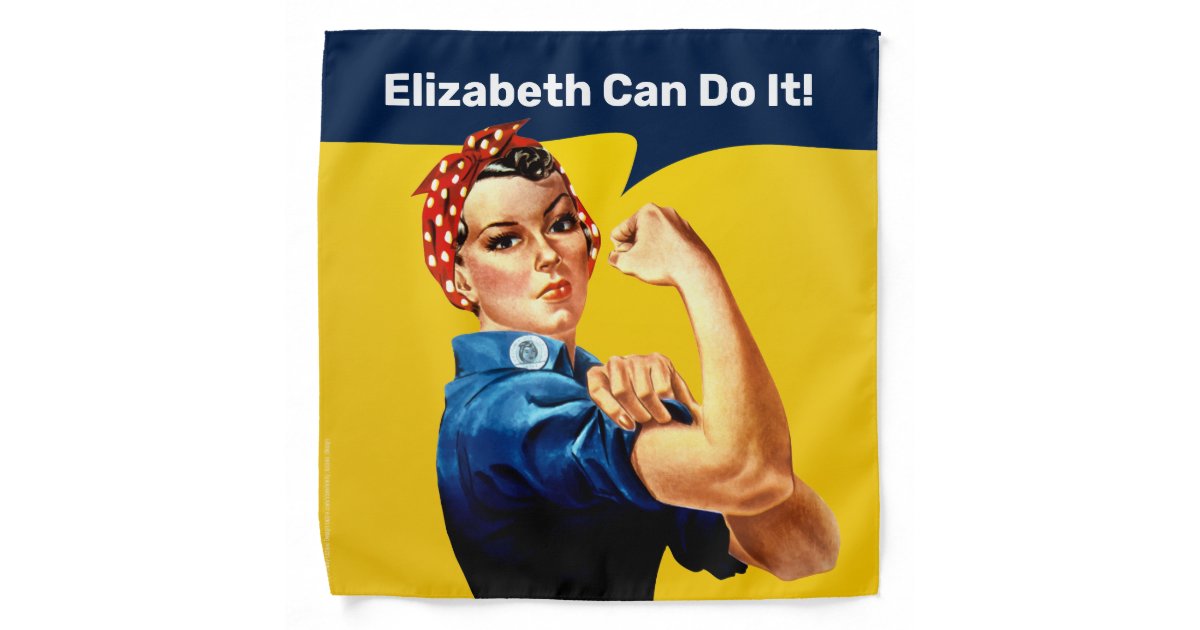 Rosie the Riveter | Bandana | w Rosie | Custom | Zazzle
