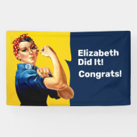 Rosie the Riveter | Banner | Personalize