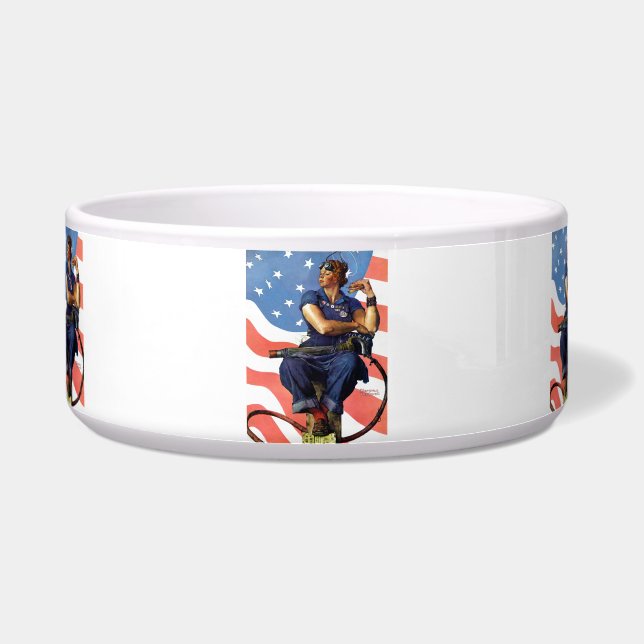 "Rosie the Riveter" Bowl (Front)