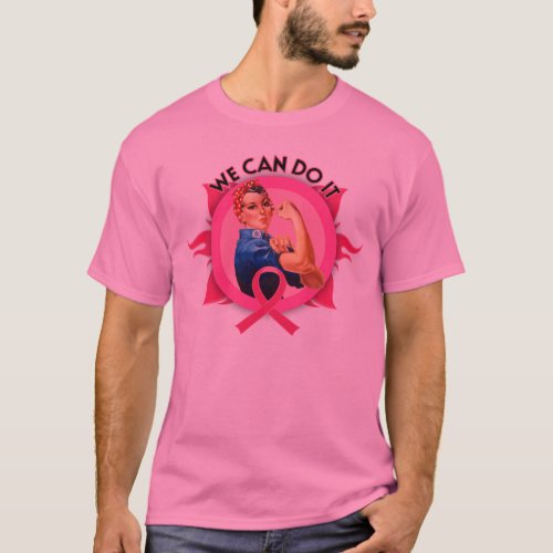 Rosie the Riveter Breast Cancer T_Shirt