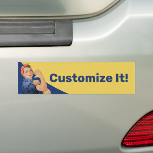 Rosie the Riveter Bumper Sticker