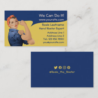 Rosie the Riveter Business Card