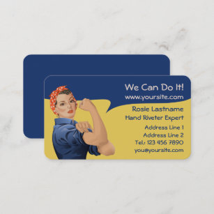 Rosie the Riveter Business Card