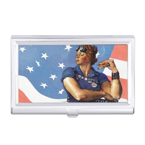 Rosie the Riveter Business Card Case