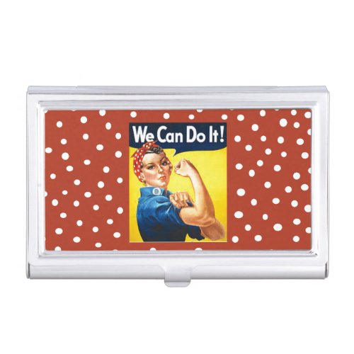 Rosie the Riveter Business Card Case