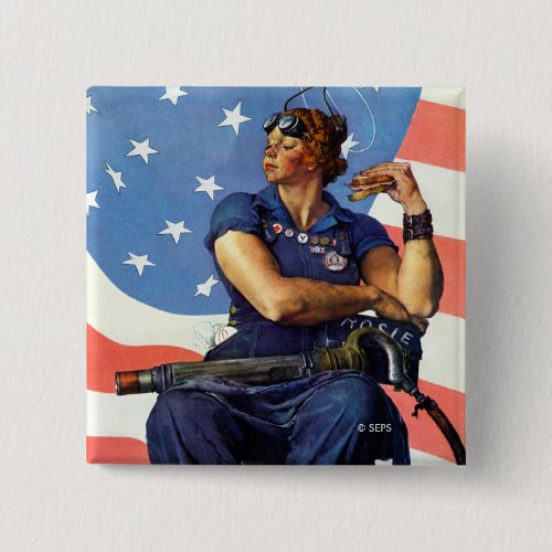 Rosie the Riveter Button