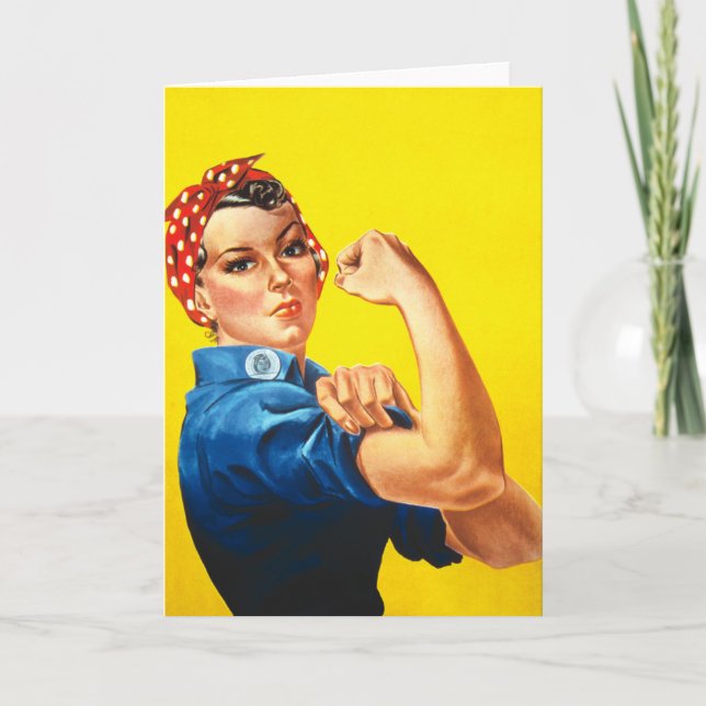 Rosie The Riveter Card (Front)