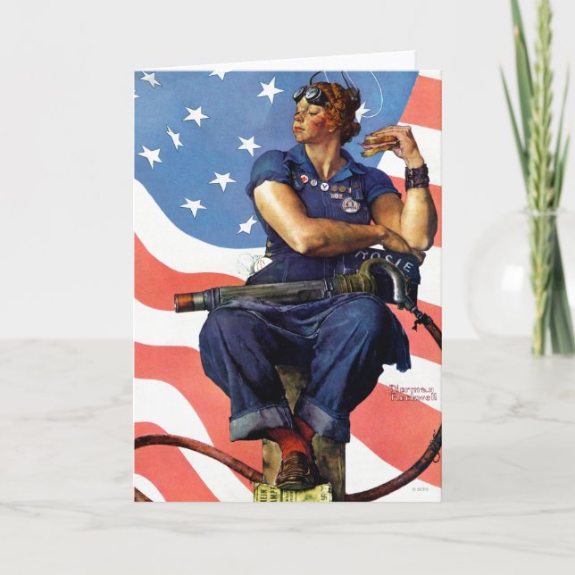 "Rosie the Riveter" Card (Front)