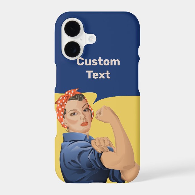 Rosie the Riveter Case-Mate iPhone Case (Back)