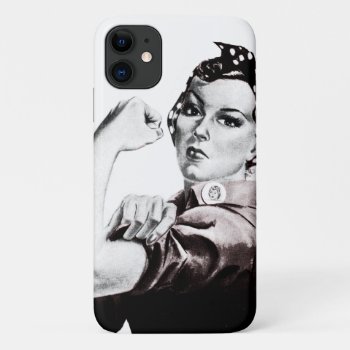 Rosie The Riveter Iphone 11 Case by WaywardMuse at Zazzle