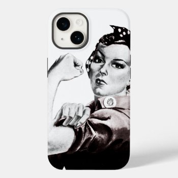 Rosie The Riveter Case-mate Iphone Case by WaywardMuse at Zazzle