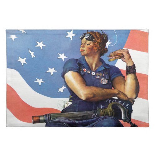 Rosie the Riveter Cloth Placemat