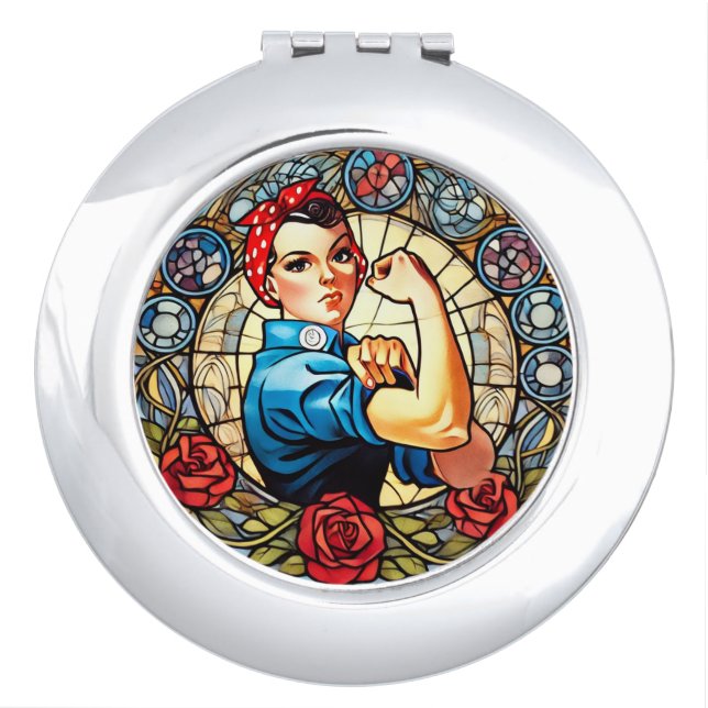 Rosie the Riveter                                  Compact Mirror (Front)