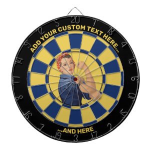 Rosie the Riveter Dart Board