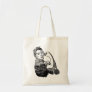 Rosie-The-Riveter Feminist Line-Art Graphic Tote Bag
