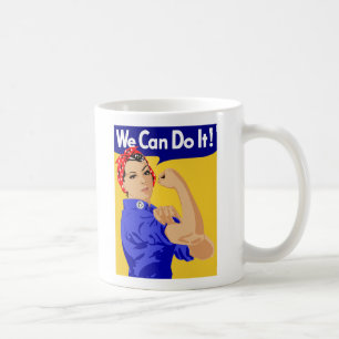 Rosie the Riveter graphic design Coffee Mug