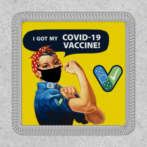 Rosie the Riveter I Got My COVID_19 Vaccine Patch