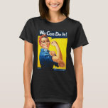 Rosie The Riveter Iconic Poster Women&#39;s Liberation T-shirt at Zazzle