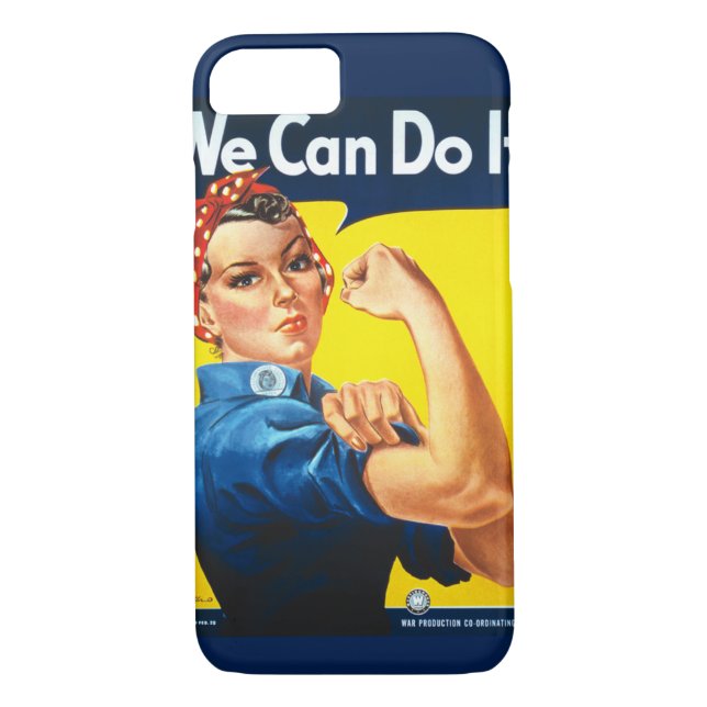 Rosie the Riveter iPhone Cover (Back)