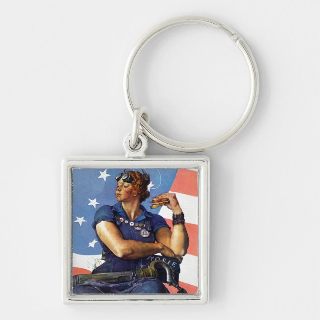 Rosie the Riveter Keychain (Front)