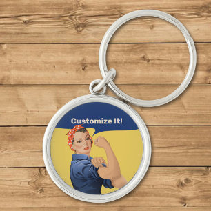 Rosie the Riveter Keychain
