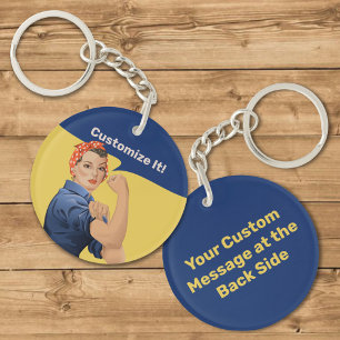 Rosie the Riveter Keychain