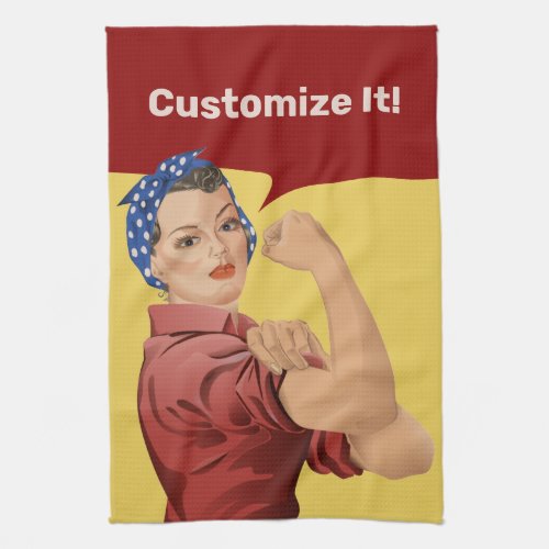 Rosie the Riveter Kitchen Towel