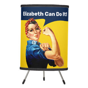 Rosie the Riveter Lamp Personalize
