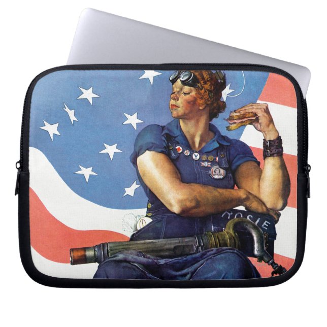Rosie the Riveter Laptop Sleeve (Front)