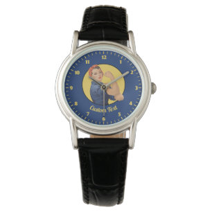 Rosie the Riveter Large Clock Watch