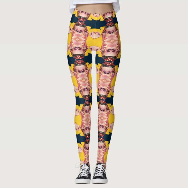 rosie the riveter leggings (Front)