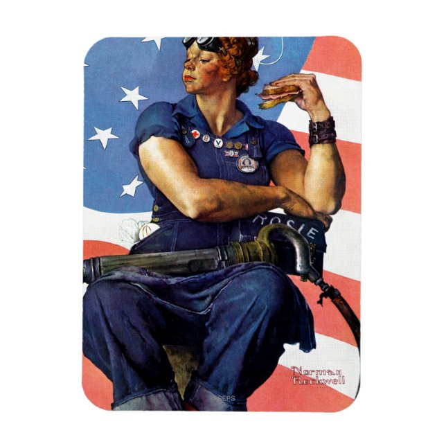 Rosie the Riveter Magnet (Vertical)
