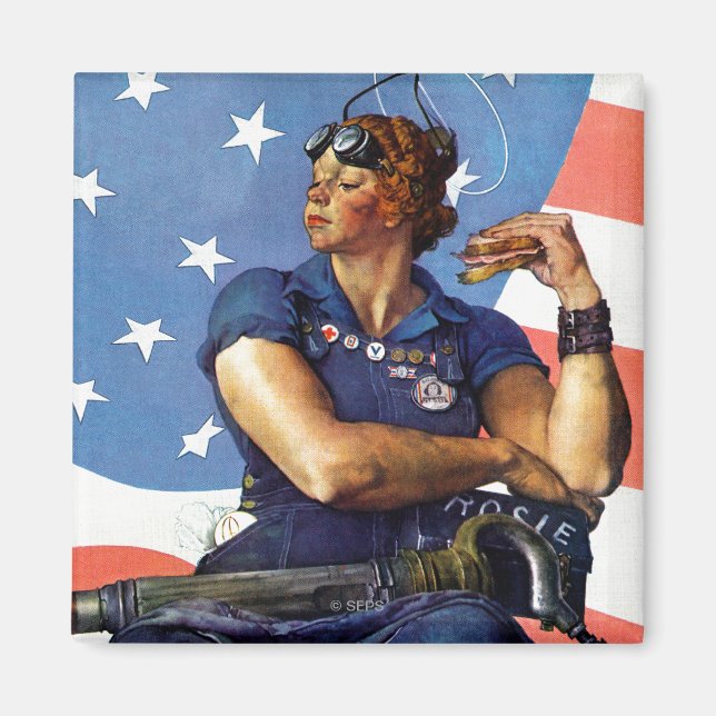 "Rosie the Riveter" Magnet (Front)