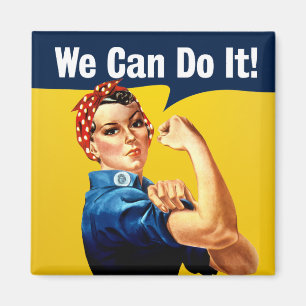 Rosie the Riveter   Magnet   English