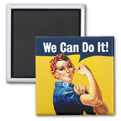 Rosie the Riveter  Magnet  English