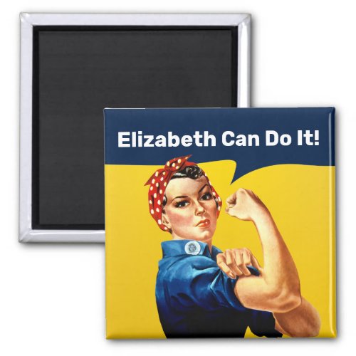 Rosie the Riveter  Magnet  Personalize