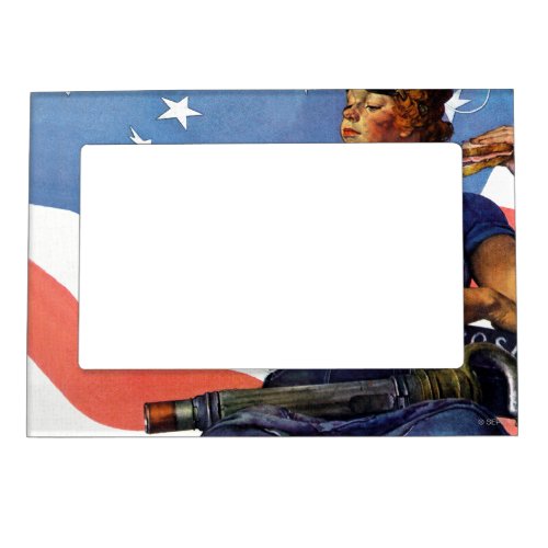 Rosie the Riveter Magnetic Picture Frame