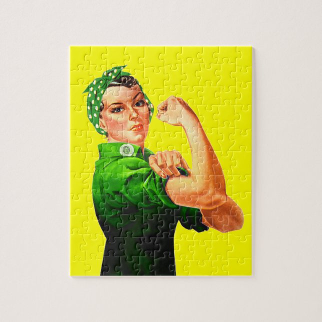 Rosie The Riveter - Military Support Jigsaw Puzzle (Vertical)