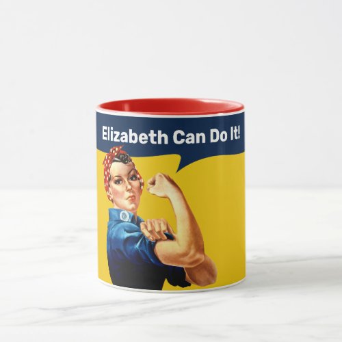 Rosie the Riveter  Mug  Personalize