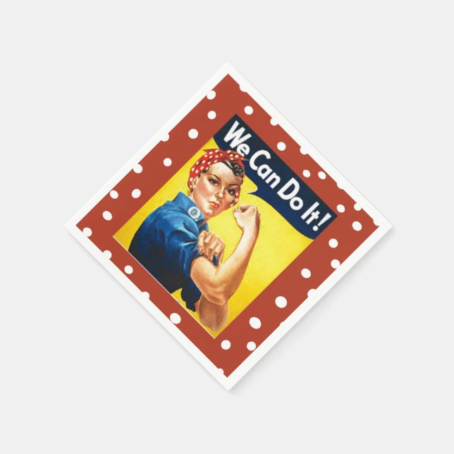 Rosie the Riveter Napkins (Corner)