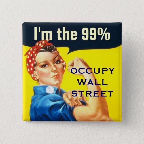 Rosie the Riveter OWS button