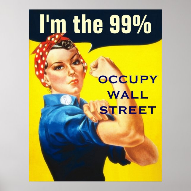 Rosie the Riveter OWS poster (Front)