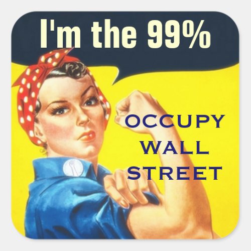 Rosie the Riveter OWS sticker