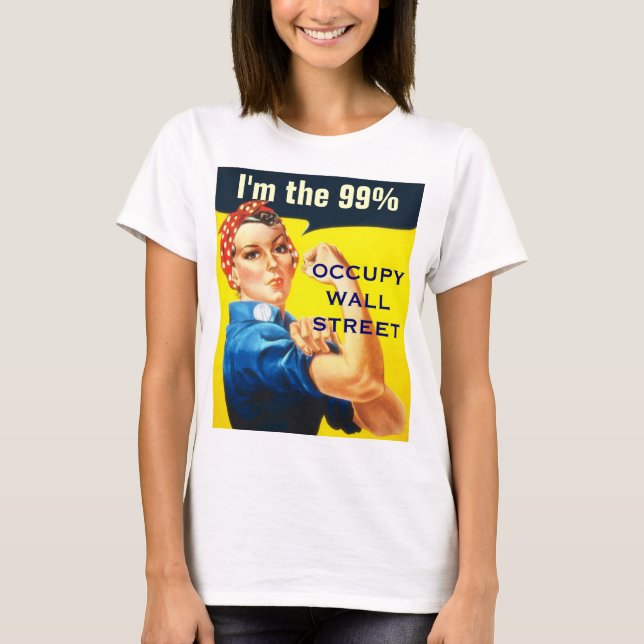 Rosie the Riveter OWS t-shirt (Front)