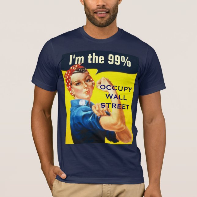 Rosie the Riveter OWS t-shirt (Front)