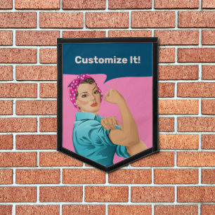 Rosie the Riveter Pennant